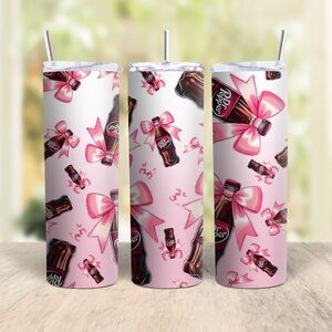 Dr Pepper and Bows 20oz Tumblers